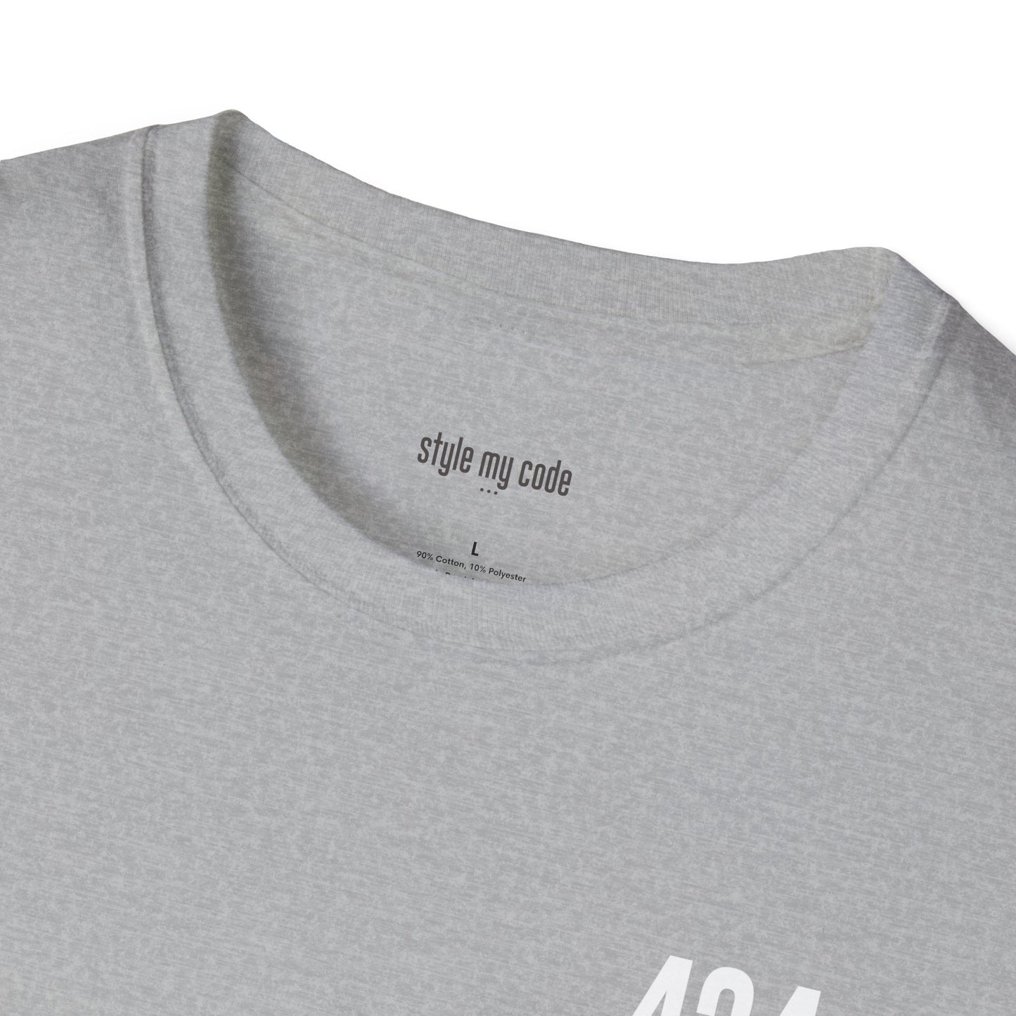 424 White Logo Unisex Softstyle T-Shirt