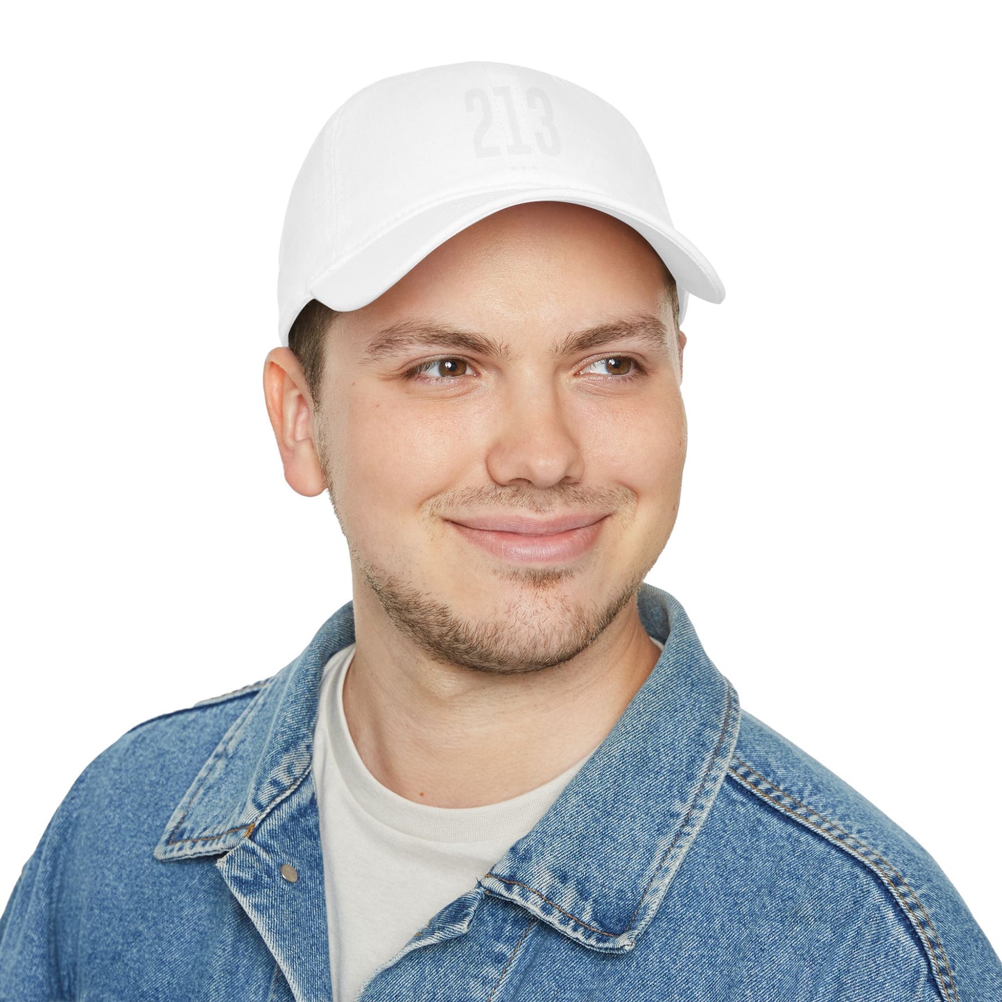 213 White Logo Low Profile Baseball Cap