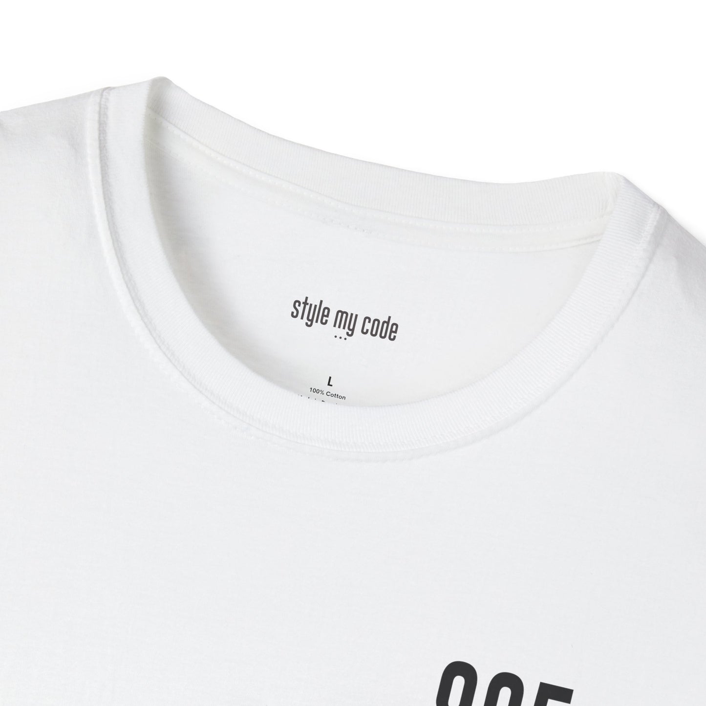 805 Black Logo Unisex Soft-style T-Shirt
