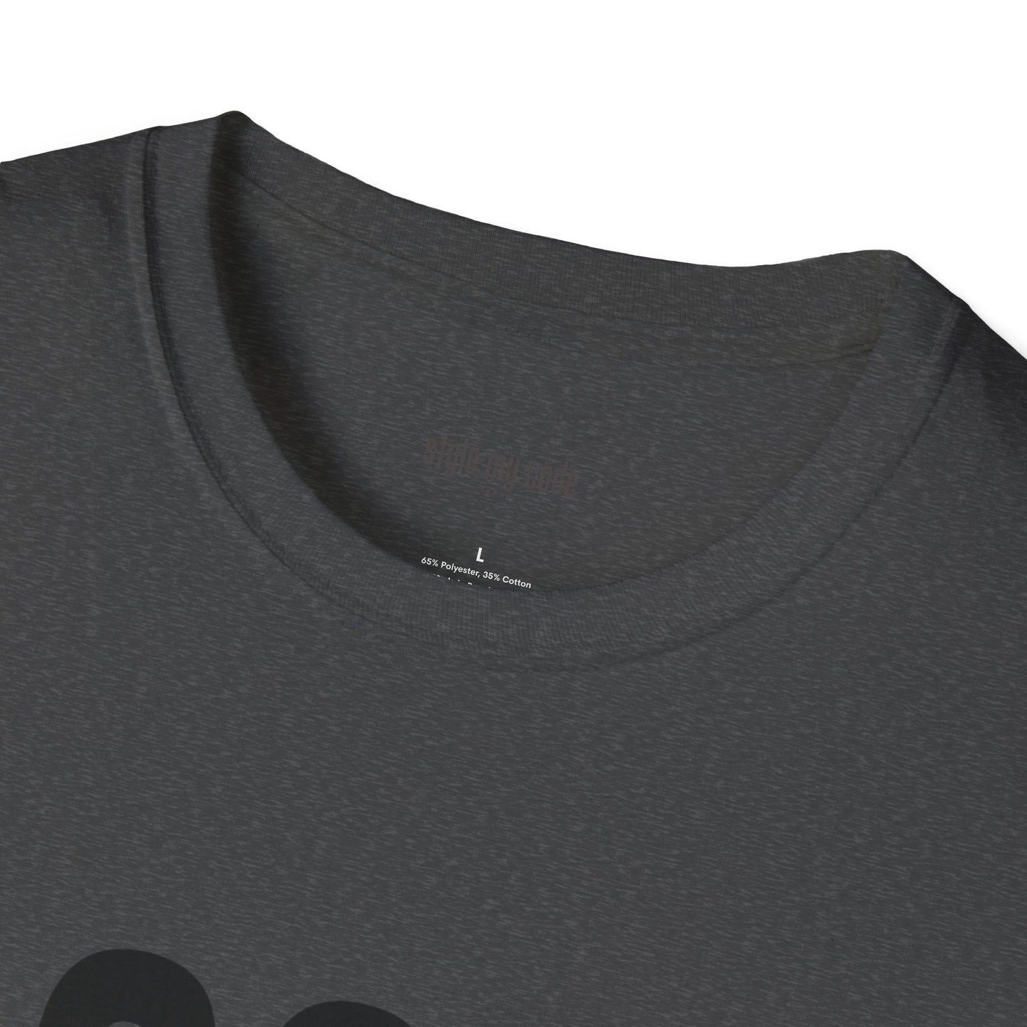 323 Black Logo Front T-Shirt