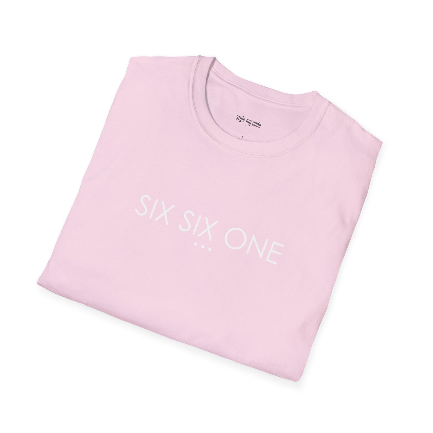 "SIX SIX ONE" Design T-Shirt