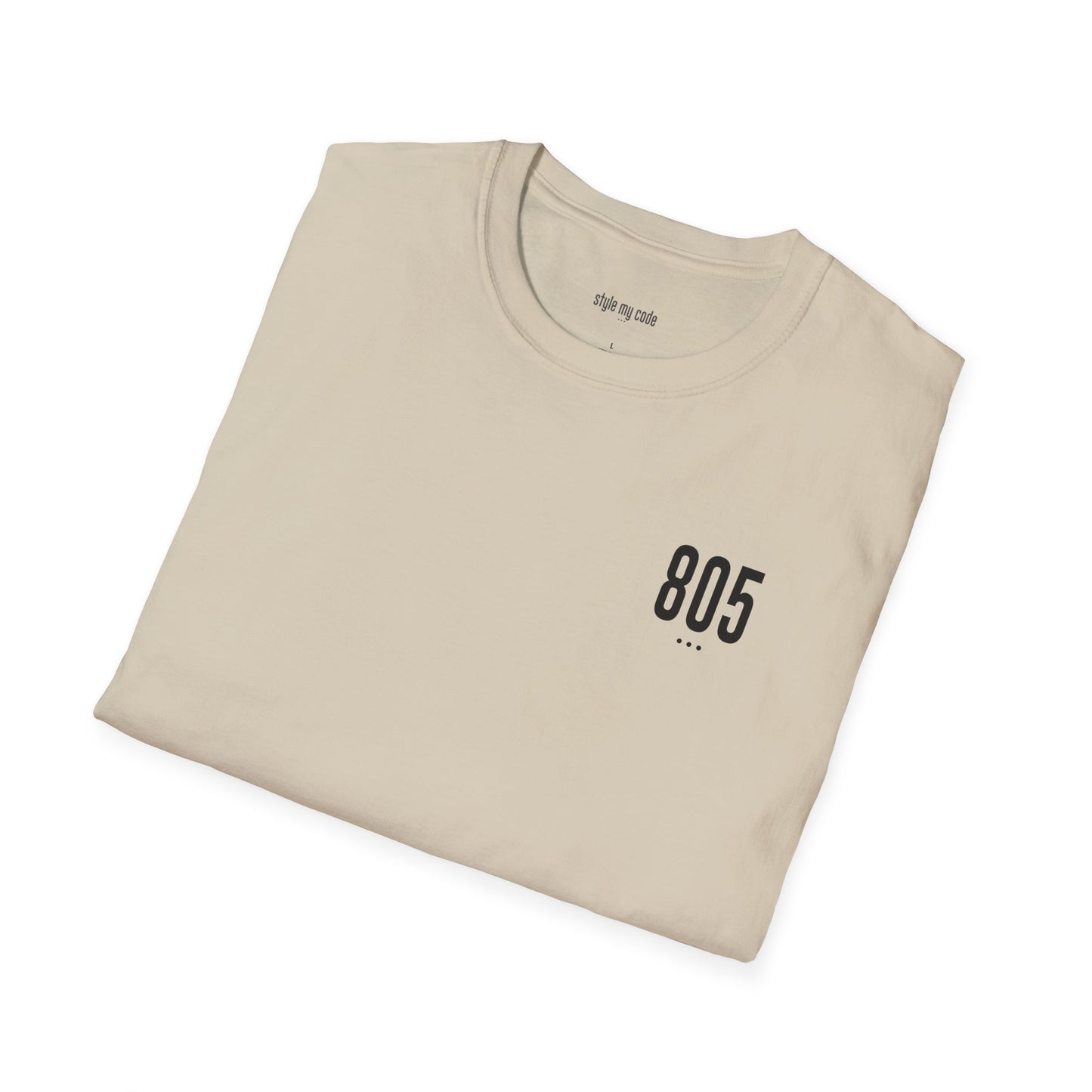 805 Black Logo Unisex Soft-style T-Shirt