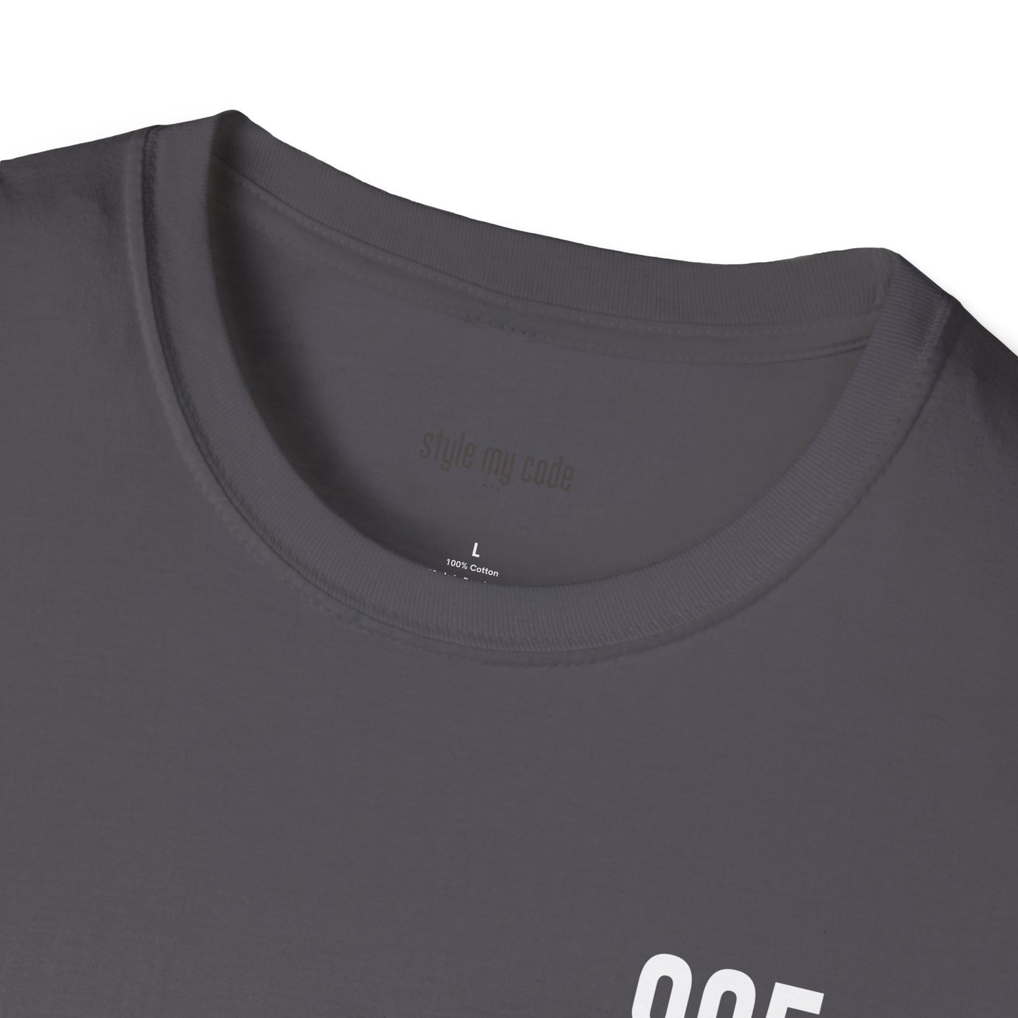 805 White Logo Unisex Soft-style T-Shirt