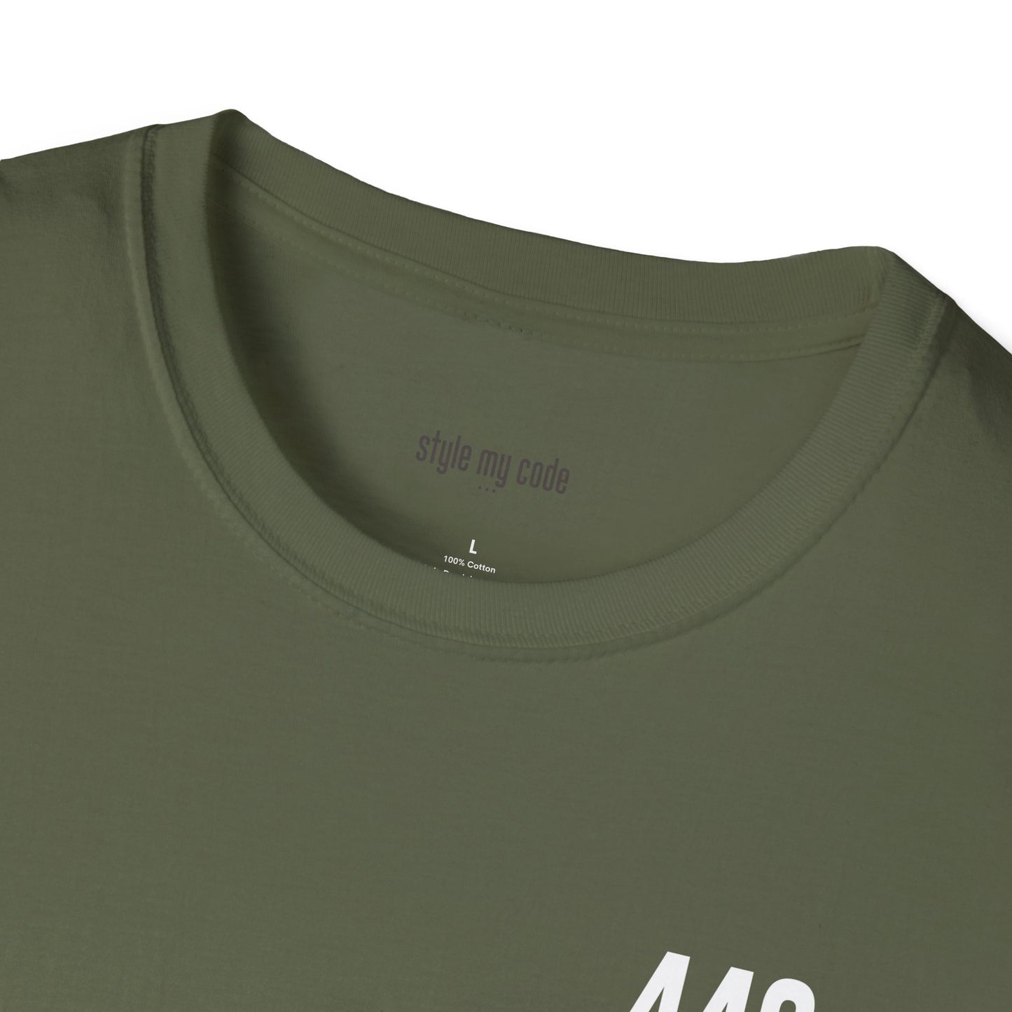 442 White Logo Unisex Softstyle T-Shirt