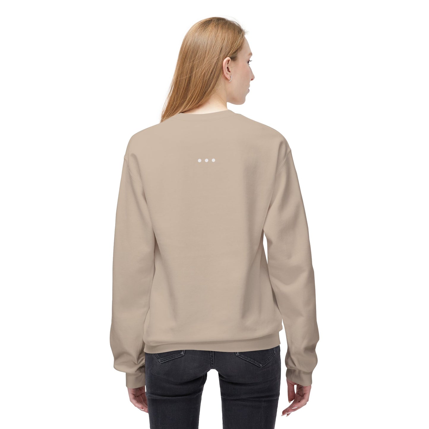 805 White Logo Unisex Crewneck Sweatshirt