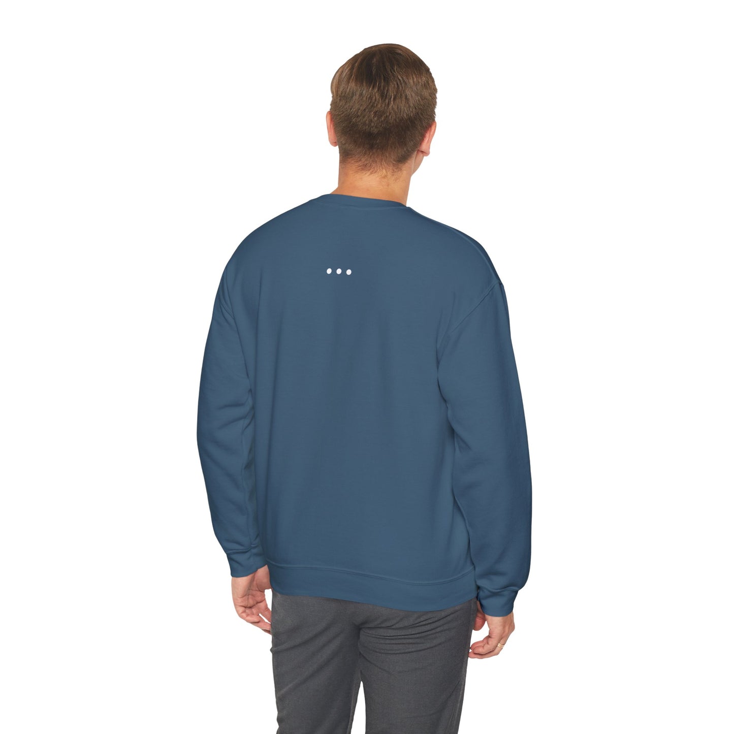 White "Respect the Code" Crewneck Sweatshirt