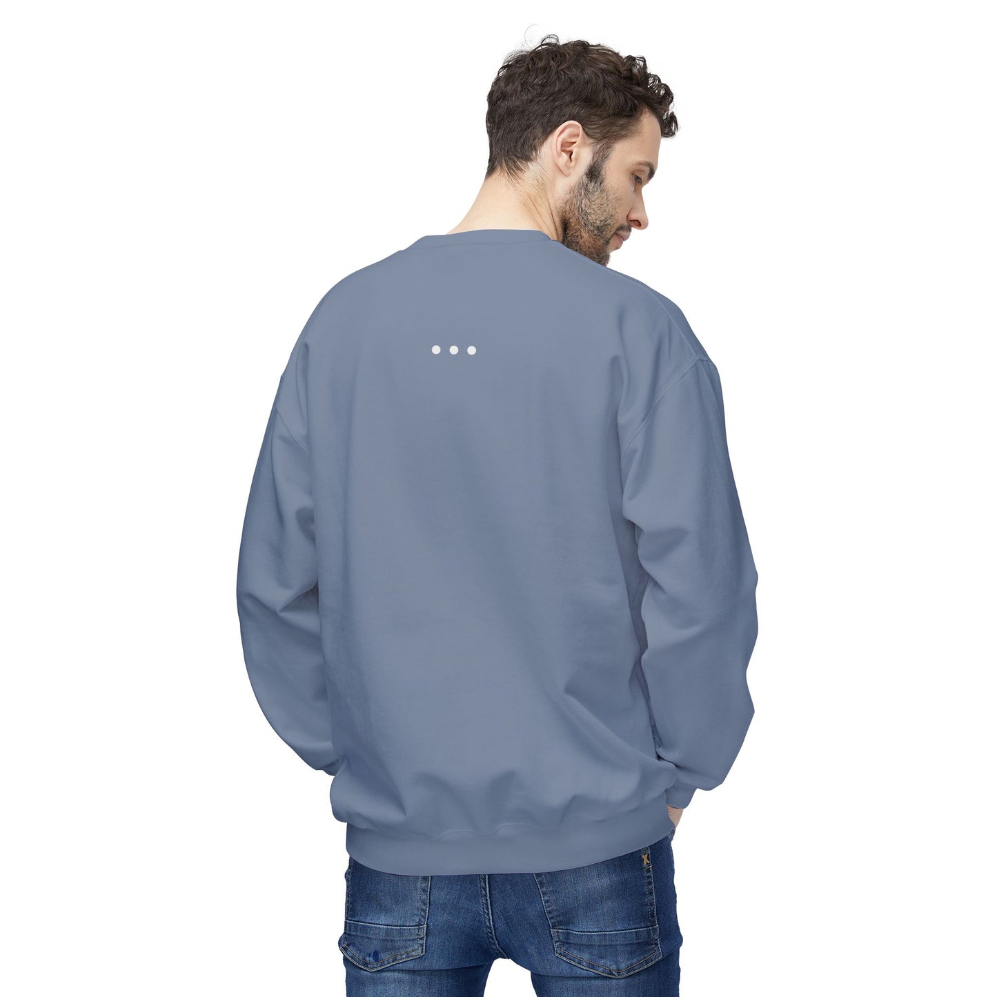 213 White Logo Front Unisex Sweatshirt