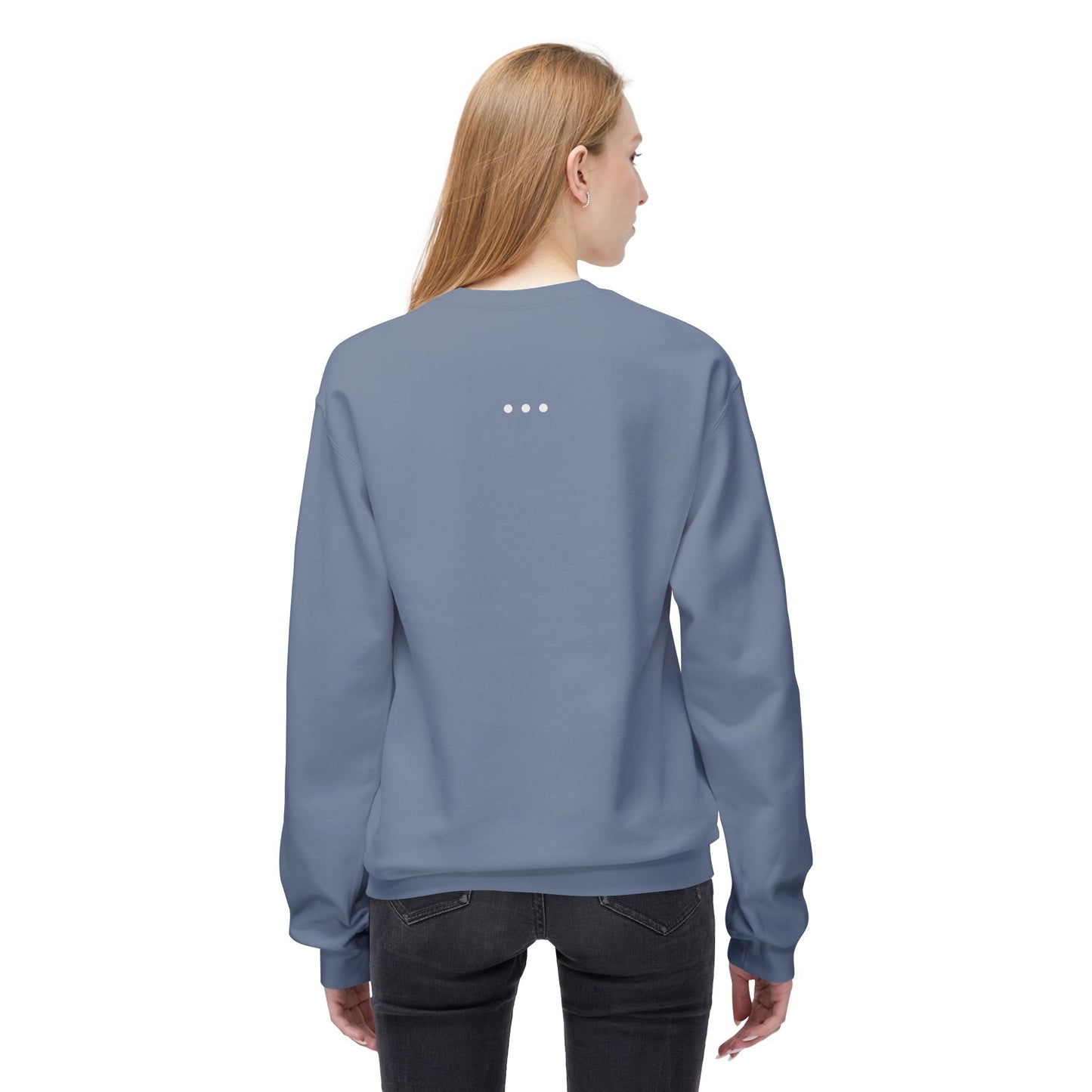 213 White Logo Front Unisex Sweatshirt