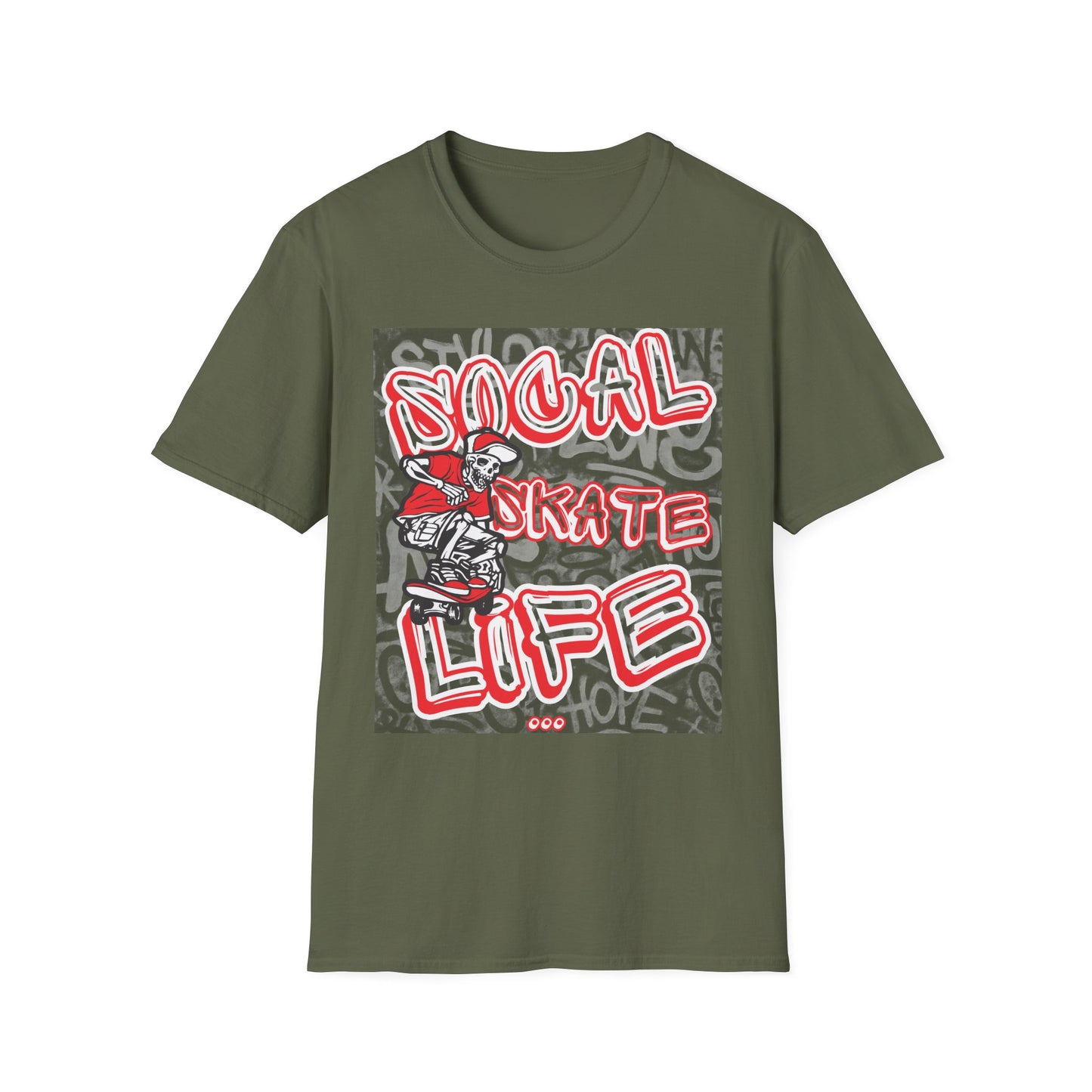 Skate Life T-Shirt - Unisex Graphic Tee, Gift for Skaters, Casual Wear, Streetwear, Birthday Present, Graphic Design
