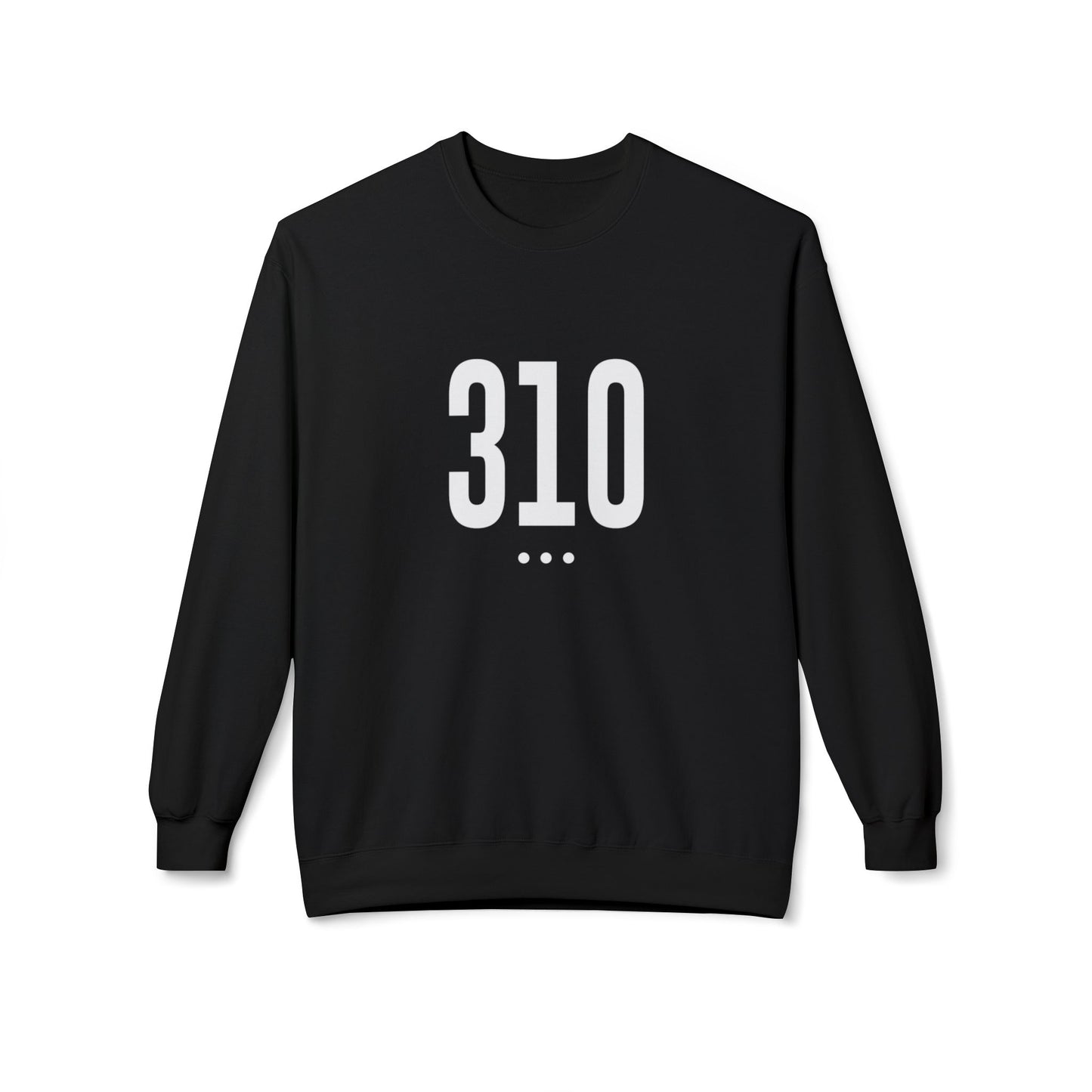 310 White Logo Front Unisex Crewneck Sweatshirt