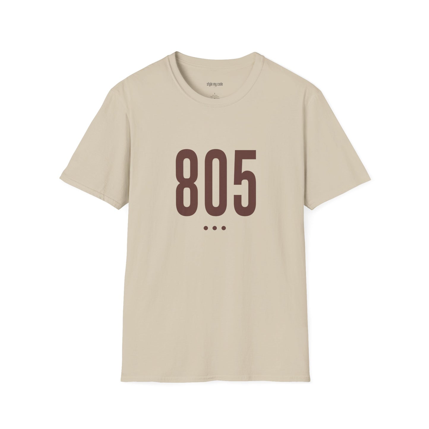 805 Logo Front Unisex Soft-style T-Shirt