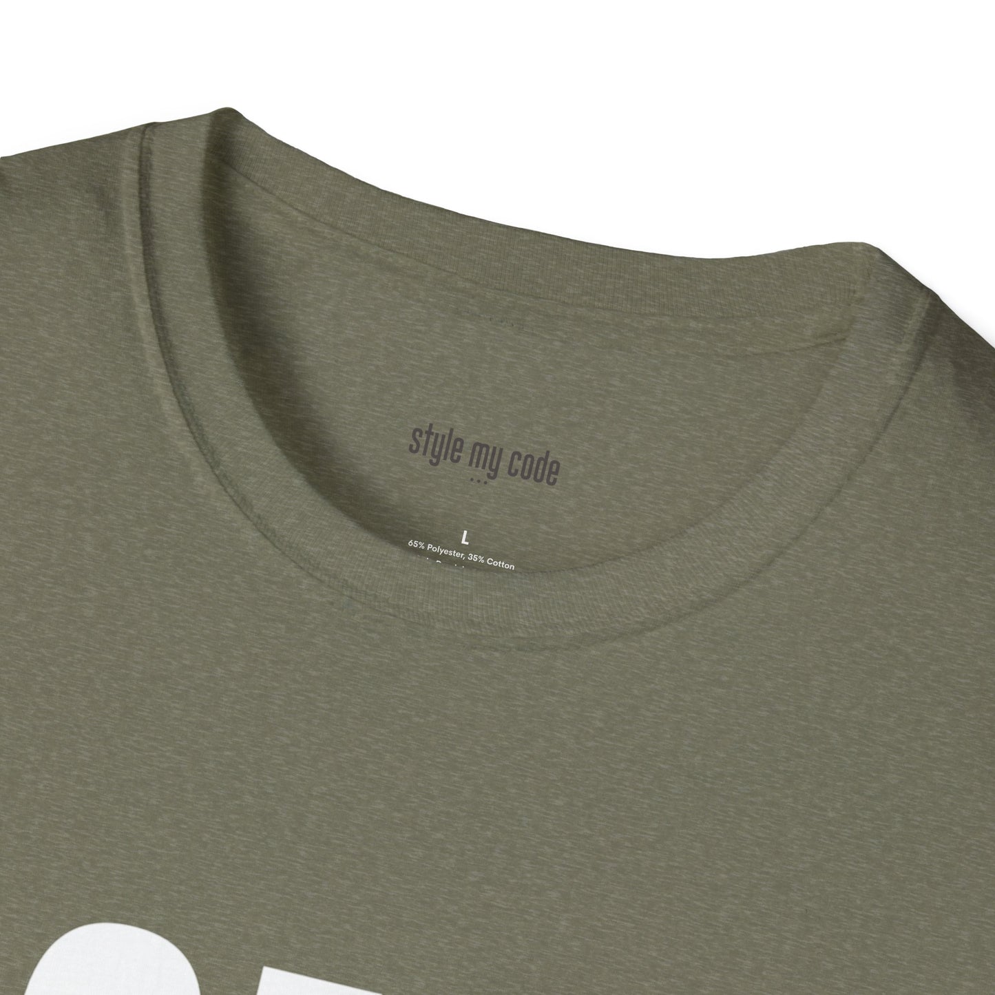 213 White Logo Front Unisex Softstyle T-Shirt