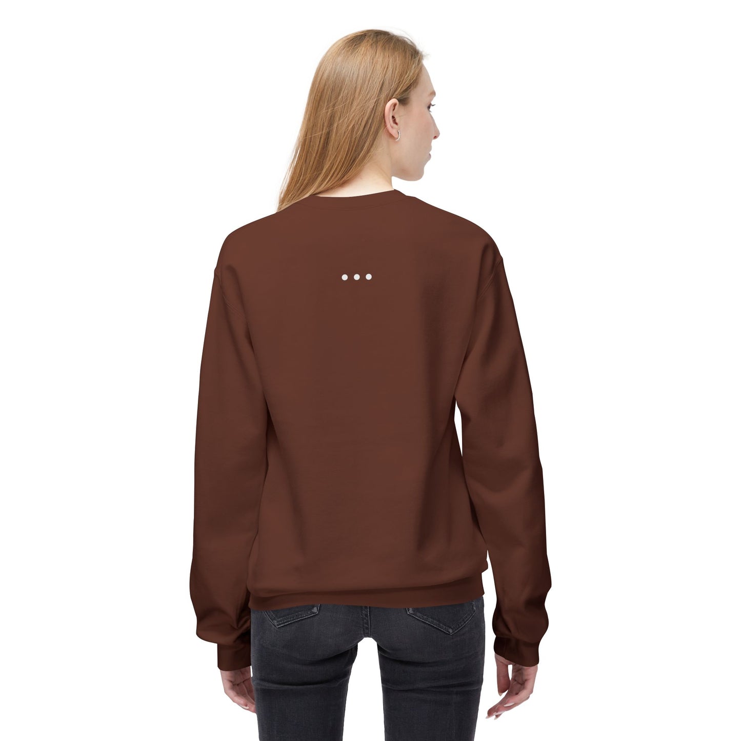 805 White Logo Unisex Crewneck Sweatshirt