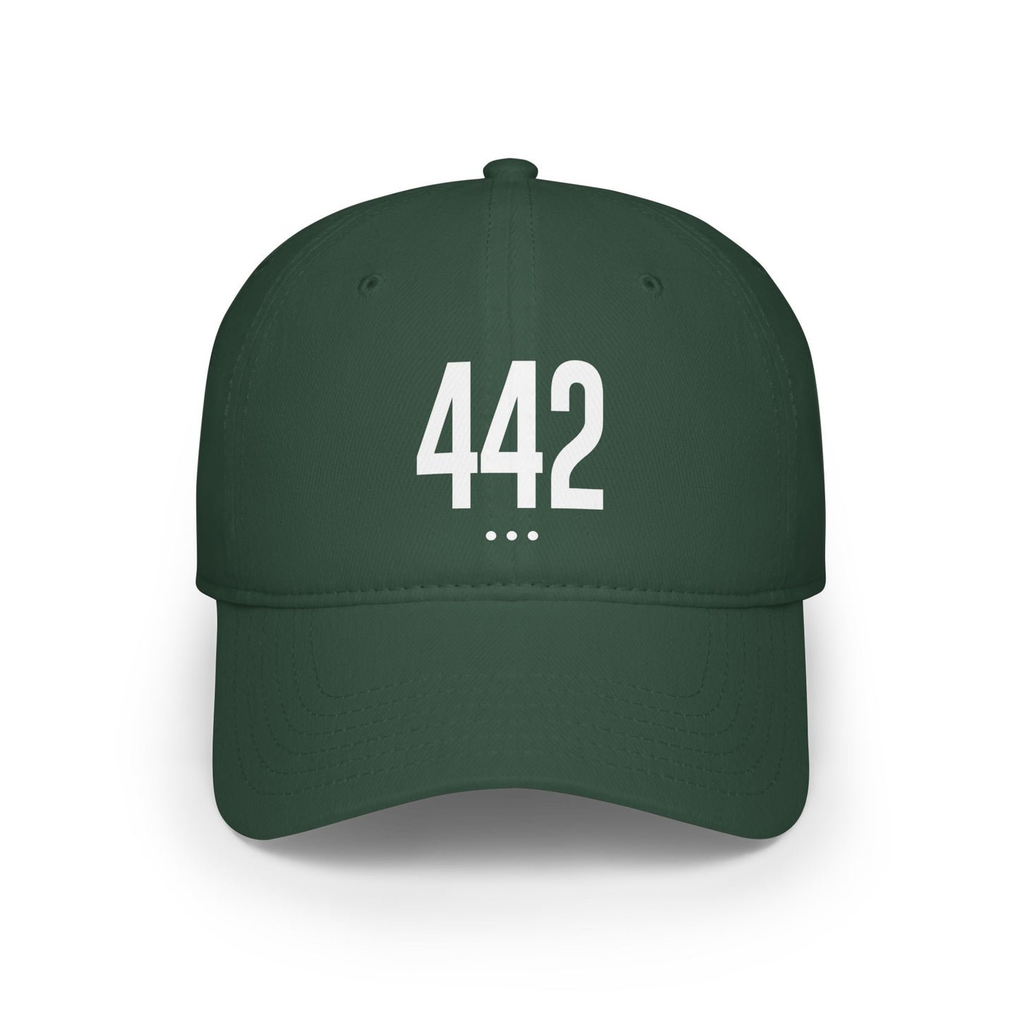 442 White Logo Low Profile Baseball Cap