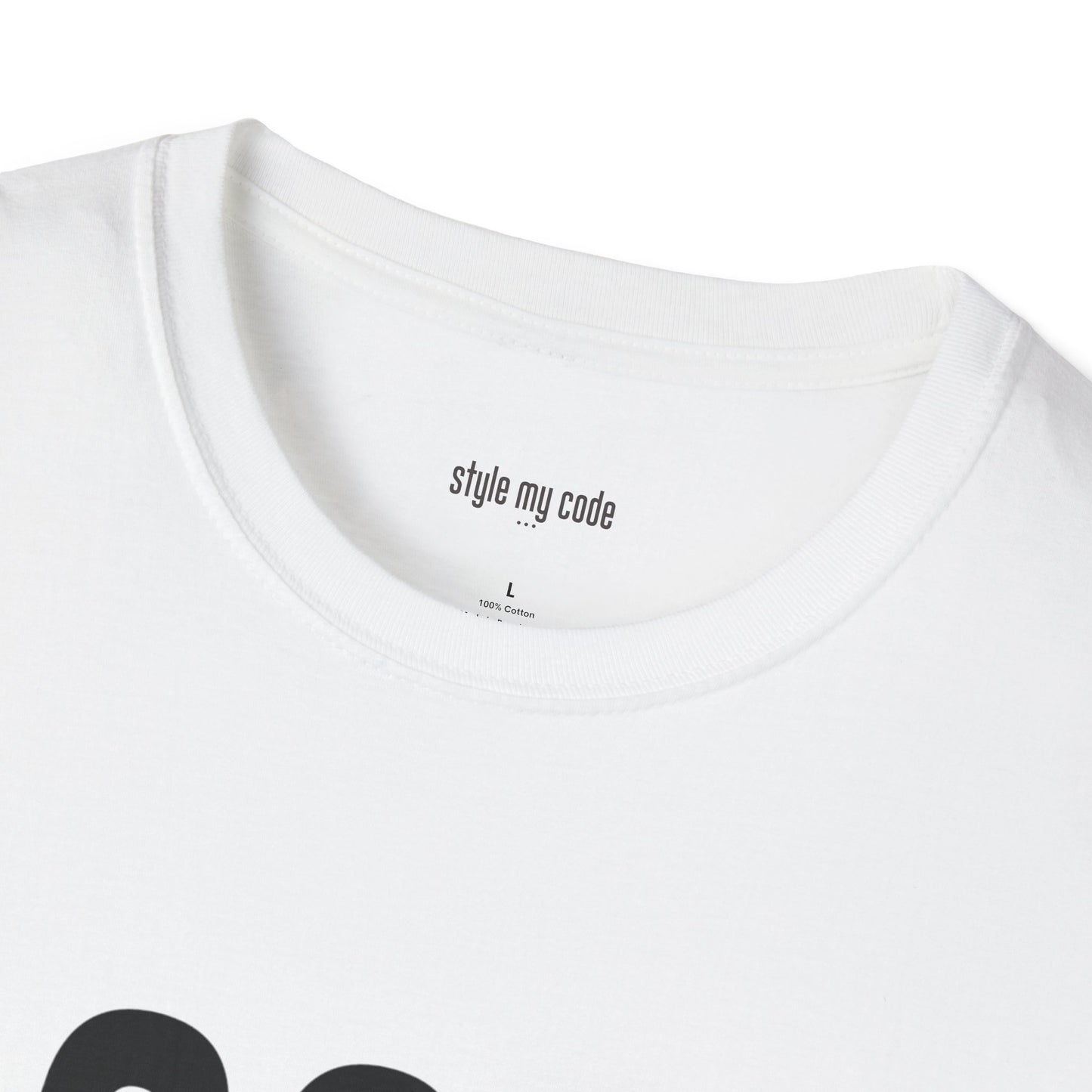 323 Black Logo Front T-Shirt
