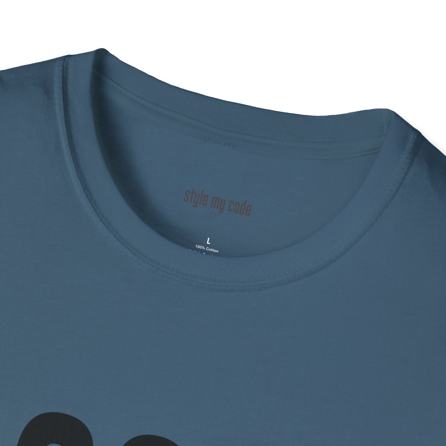 323 Black Logo Front T-Shirt