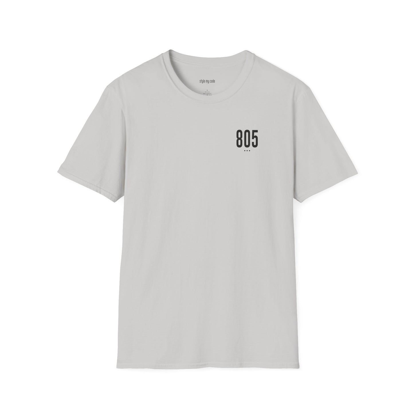 805 Black Logo Unisex Soft-style T-Shirt