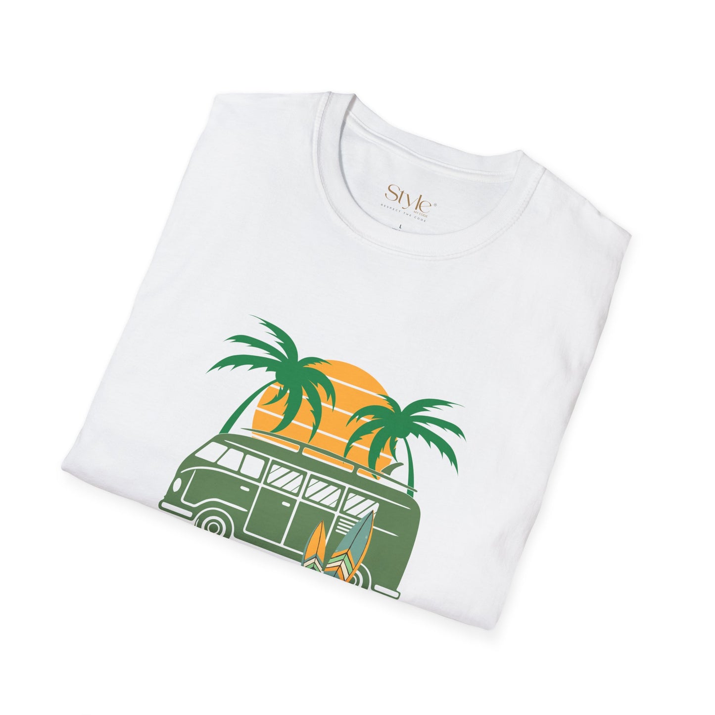 California Surf Vibes Unisex T-Shirt, Beachwear, Summer Casual Tee, Gift for Surfers, Vacation Apparel