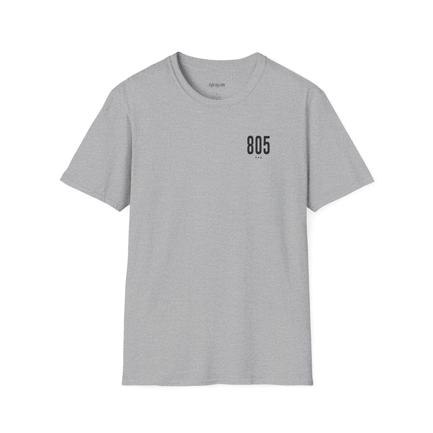 805 Black Logo Unisex Soft-style T-Shirt