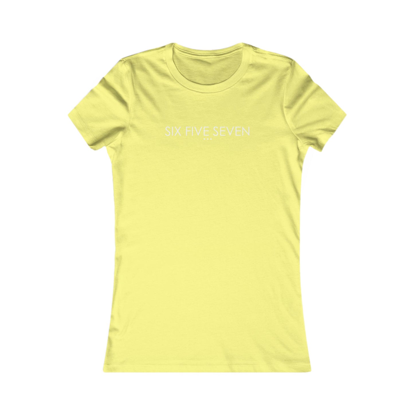 'Six Five Seven' - Women's Fave Tee