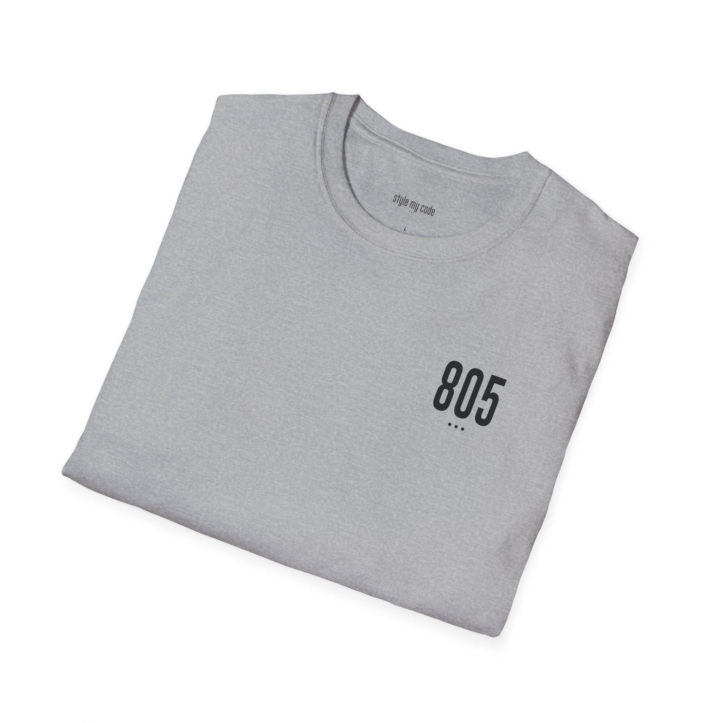 805 Black Logo Unisex Soft-style T-Shirt