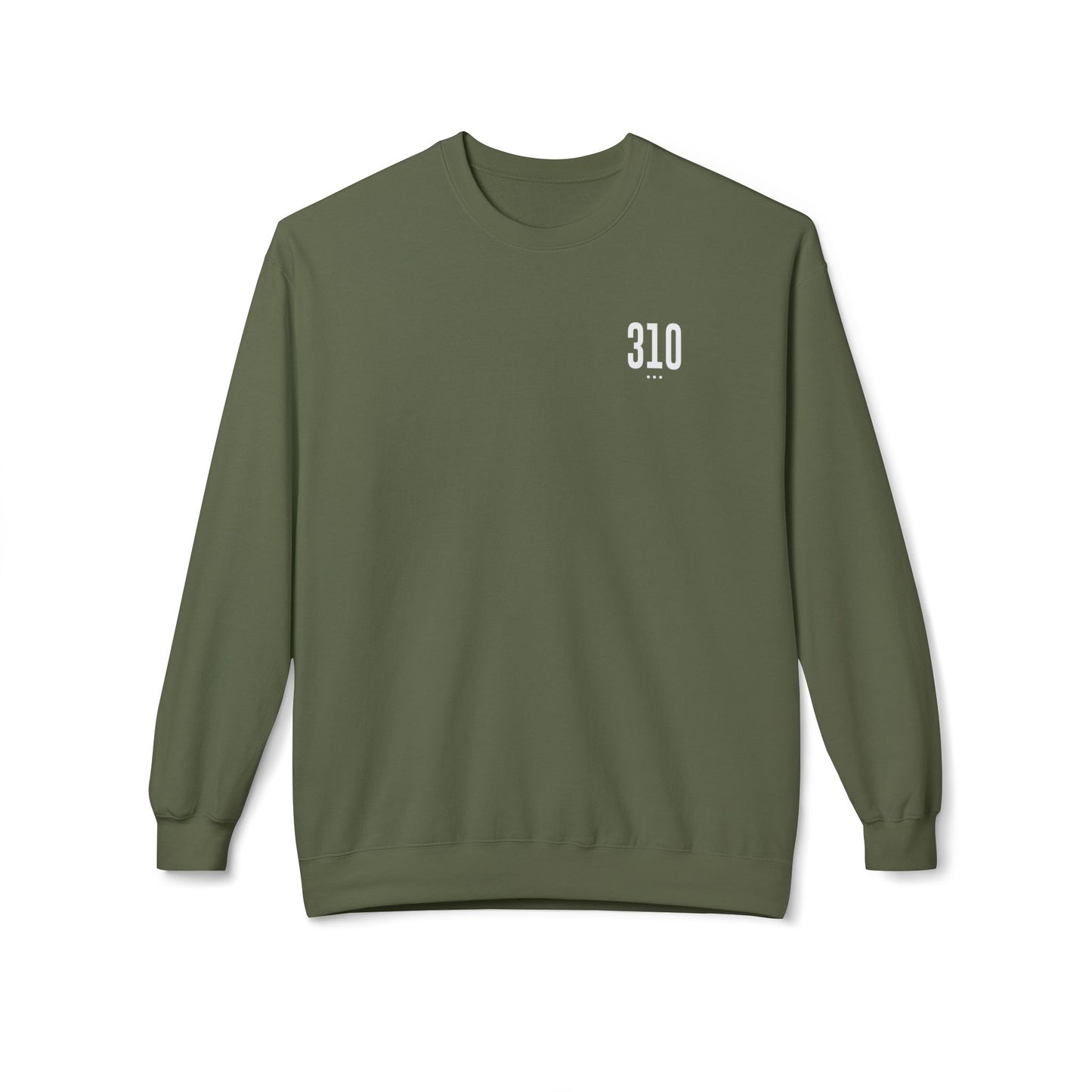 310 White Logo Unisex Crewneck Sweatshirt