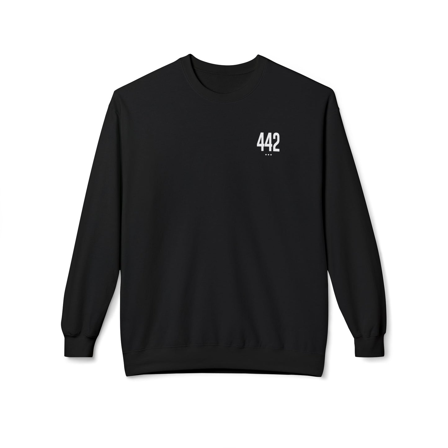 442 White Logo Unisex Crewneck Sweatshirt