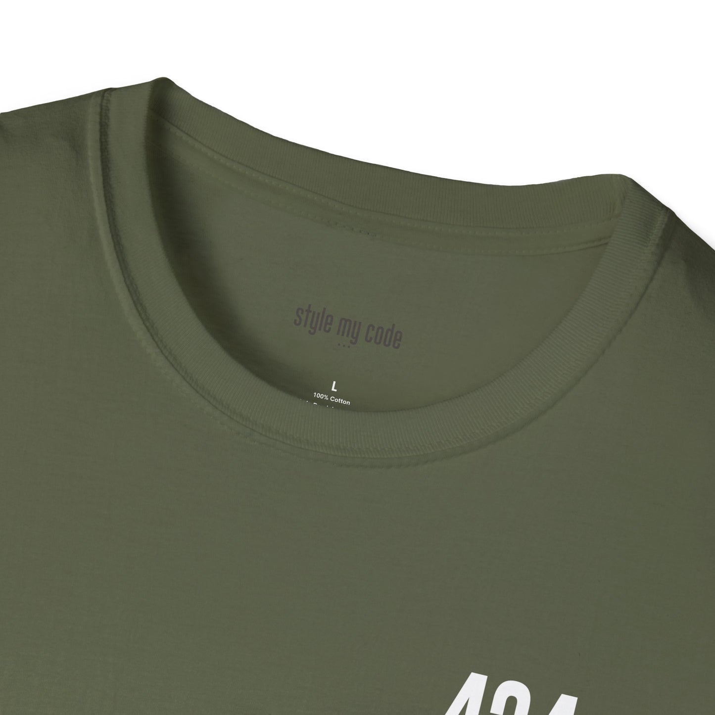 424 White Logo Unisex Softstyle T-Shirt