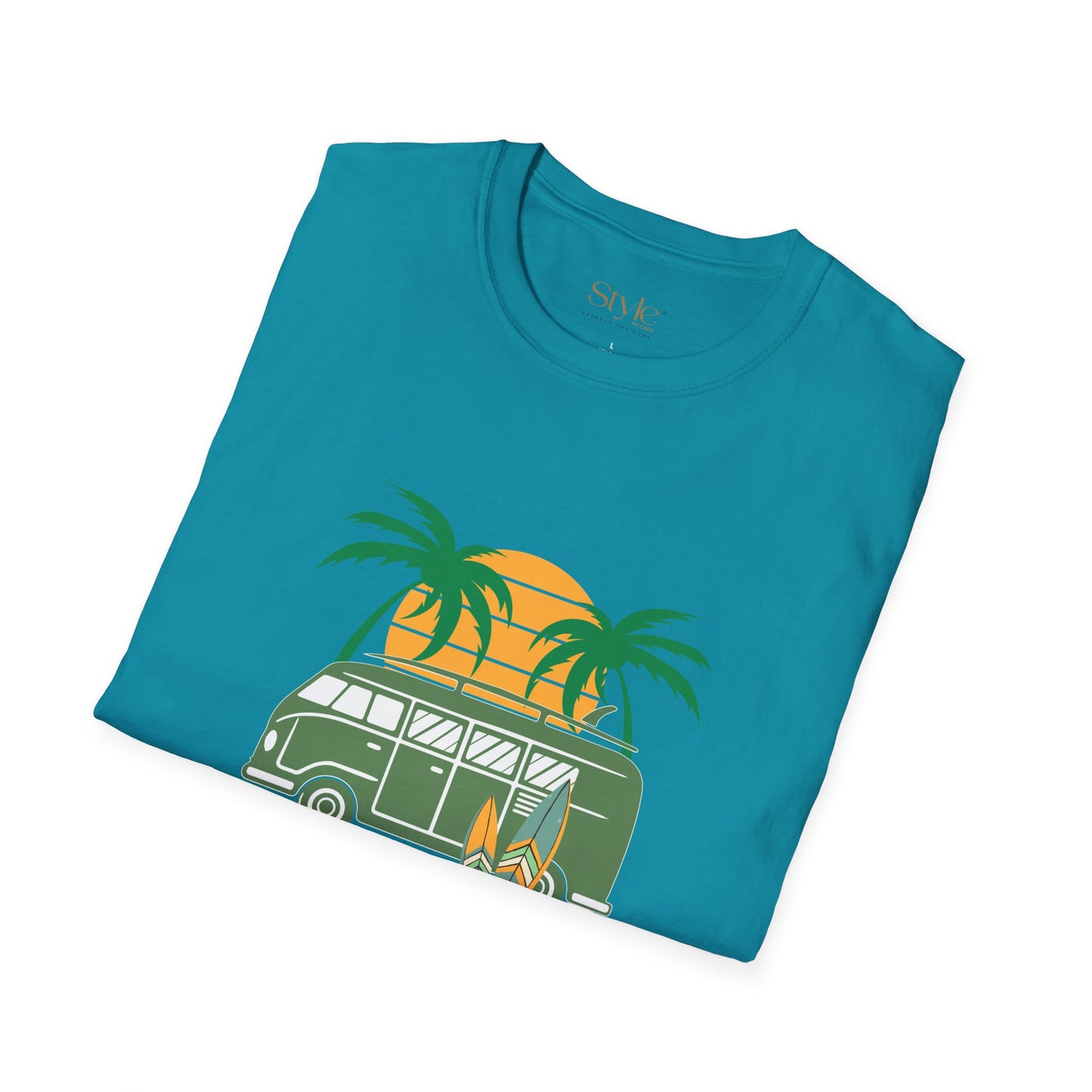 California Surf Vibes Unisex T-Shirt, Beachwear, Summer Casual Tee, Gift for Surfers, Vacation Apparel