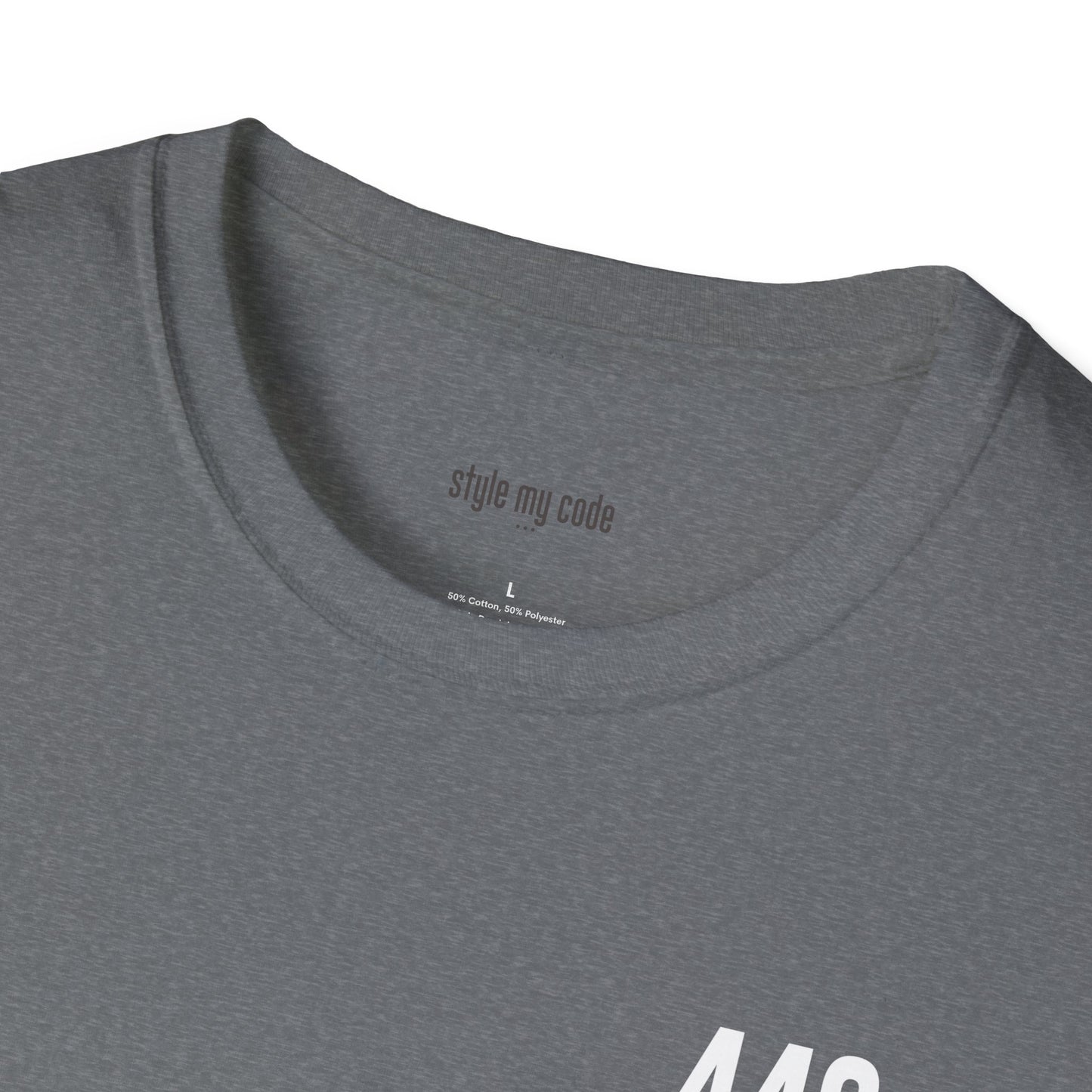 442 White Logo Unisex Softstyle T-Shirt