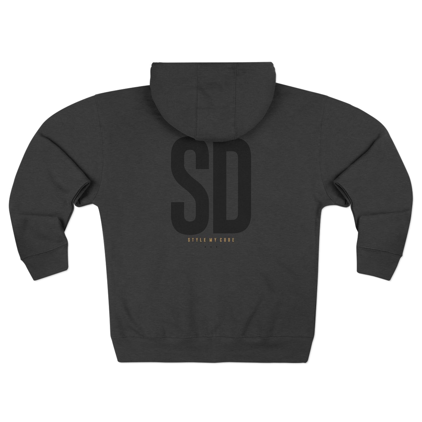 619 SD Street Style Unisex Zip Hoodie, Comfortable Layer, Great for Athleisure, Urban Fashion, Casual Wear