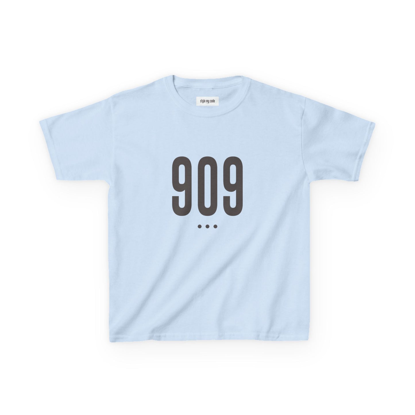 "909" logo - Kid's Unisex Trendy Tee