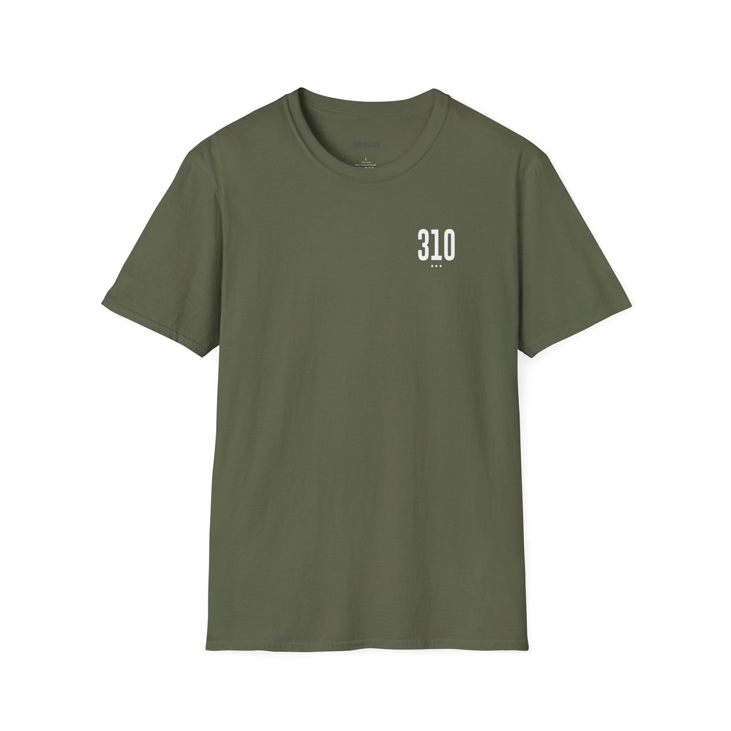 310 White Logo Unisex Softstyle T-Shirt