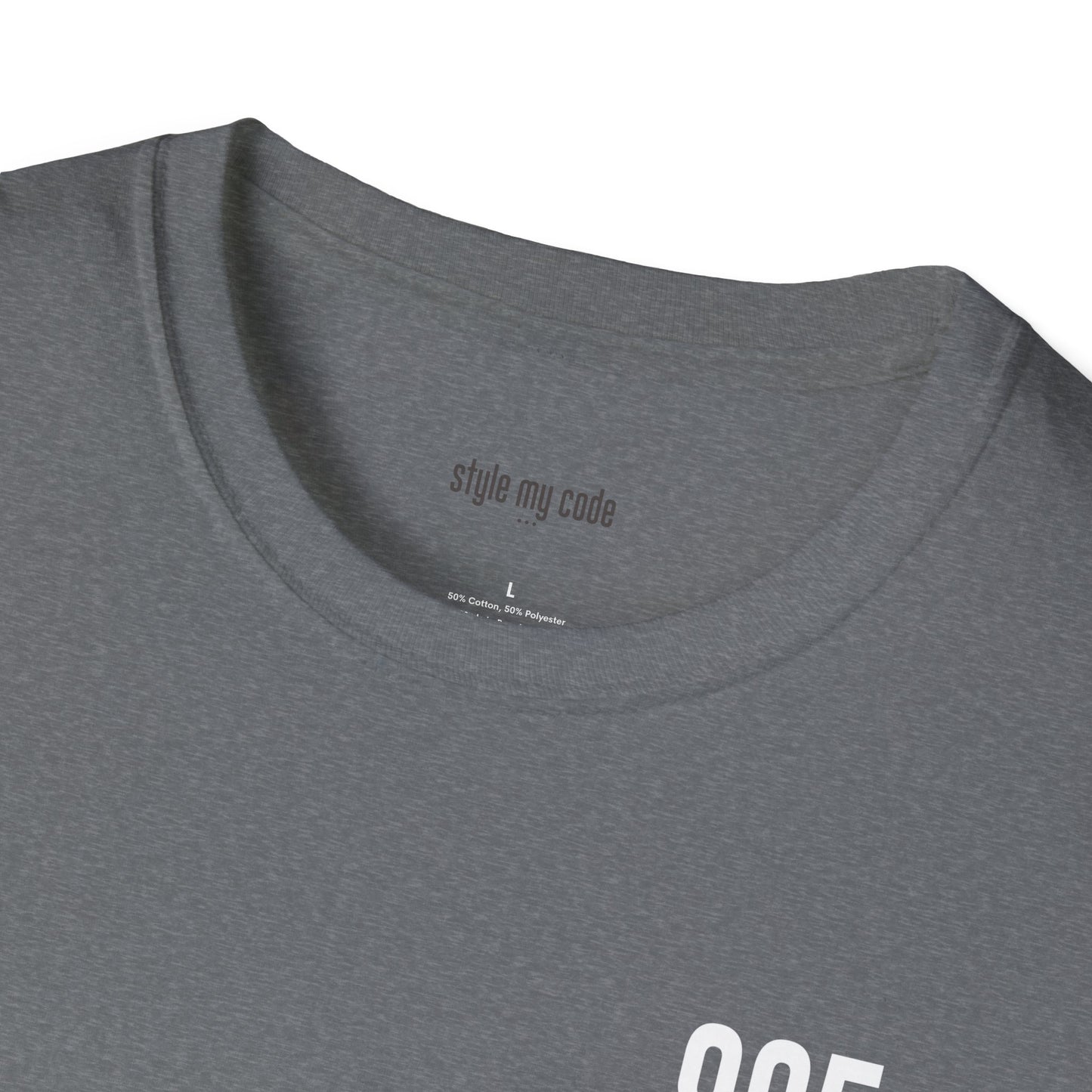 805 White Logo Unisex Soft-style T-Shirt