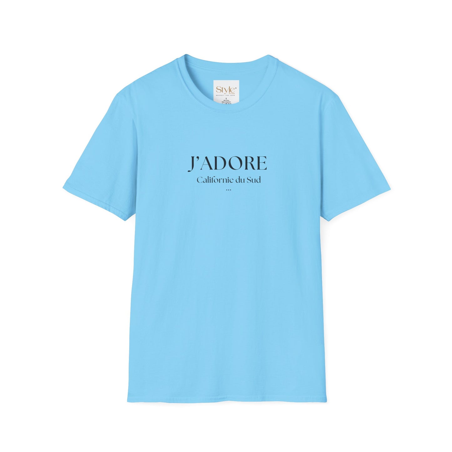 Chic French Graphic Tee, "I love Southern California" in French - Stylish Casual Wear, Gift for Her, Trendy Everyday T-Shirt, Perfect for Spring & Summer