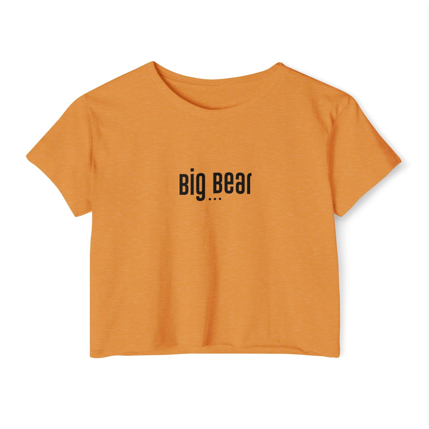 Women's Festival Crop Top - "Big Bear" Graphic Tee