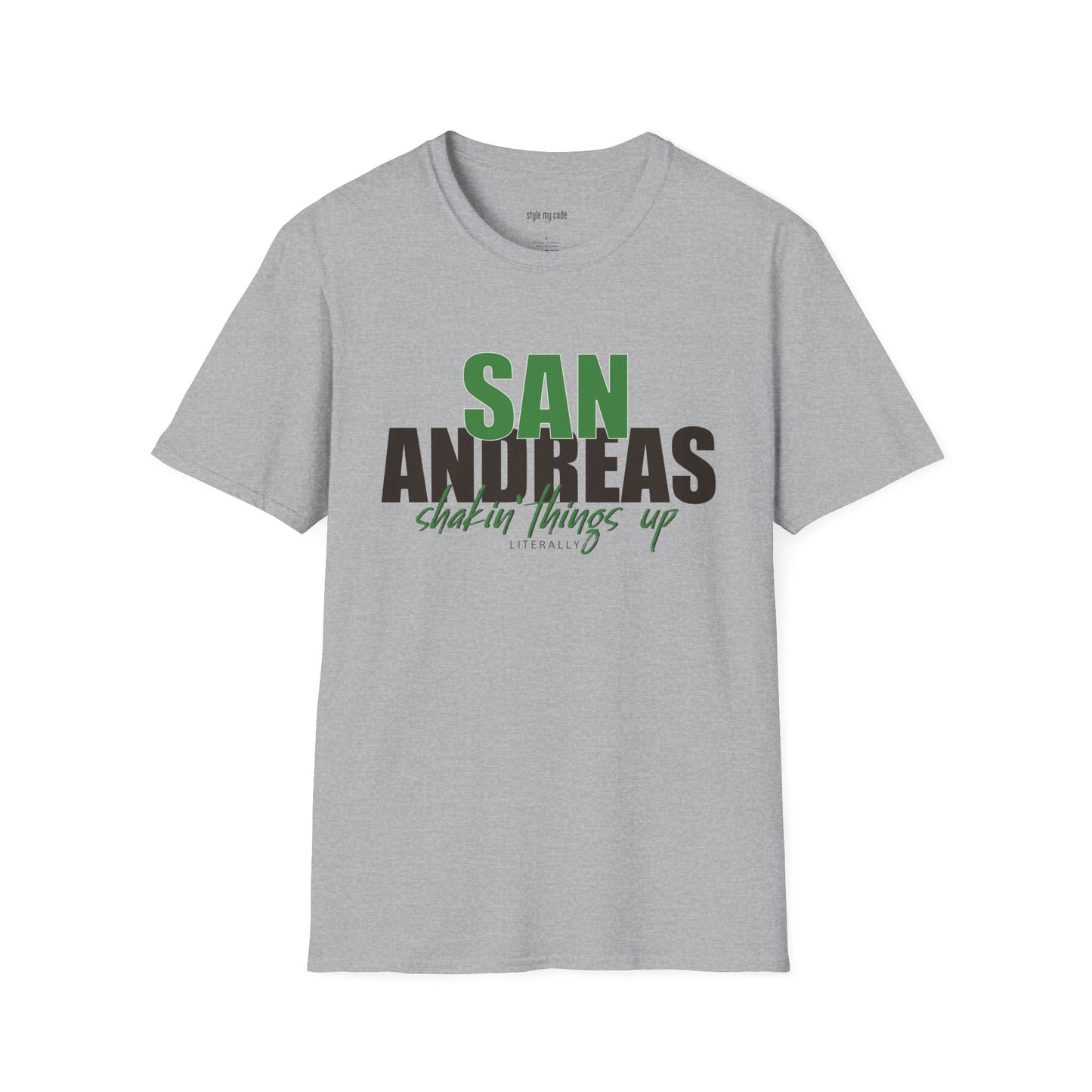 San Andreas Graphic Unisex Softstyle T-Shirt