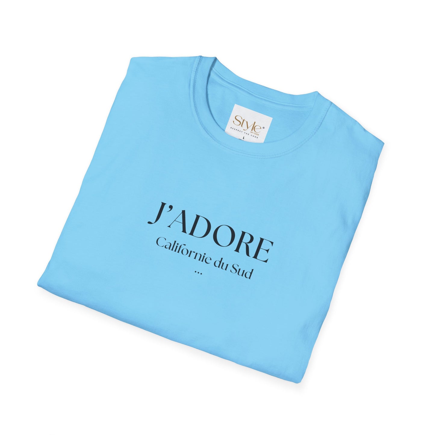 Chic French Graphic Tee, "I love Southern California" in French - Stylish Casual Wear, Gift for Her, Trendy Everyday T-Shirt, Perfect for Spring & Summer
