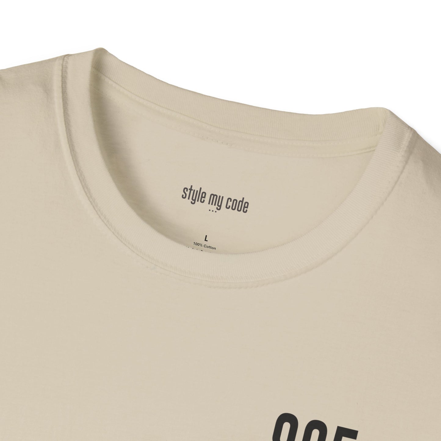 805 Black Logo Unisex Soft-style T-Shirt