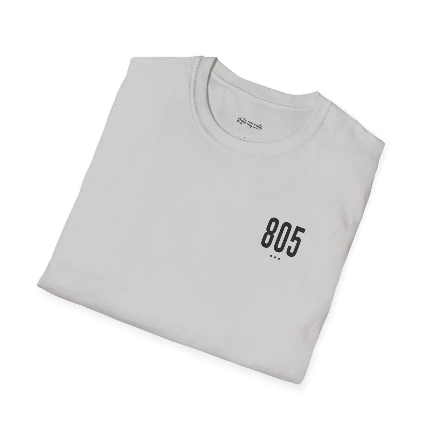 805 Black Logo Unisex Soft-style T-Shirt