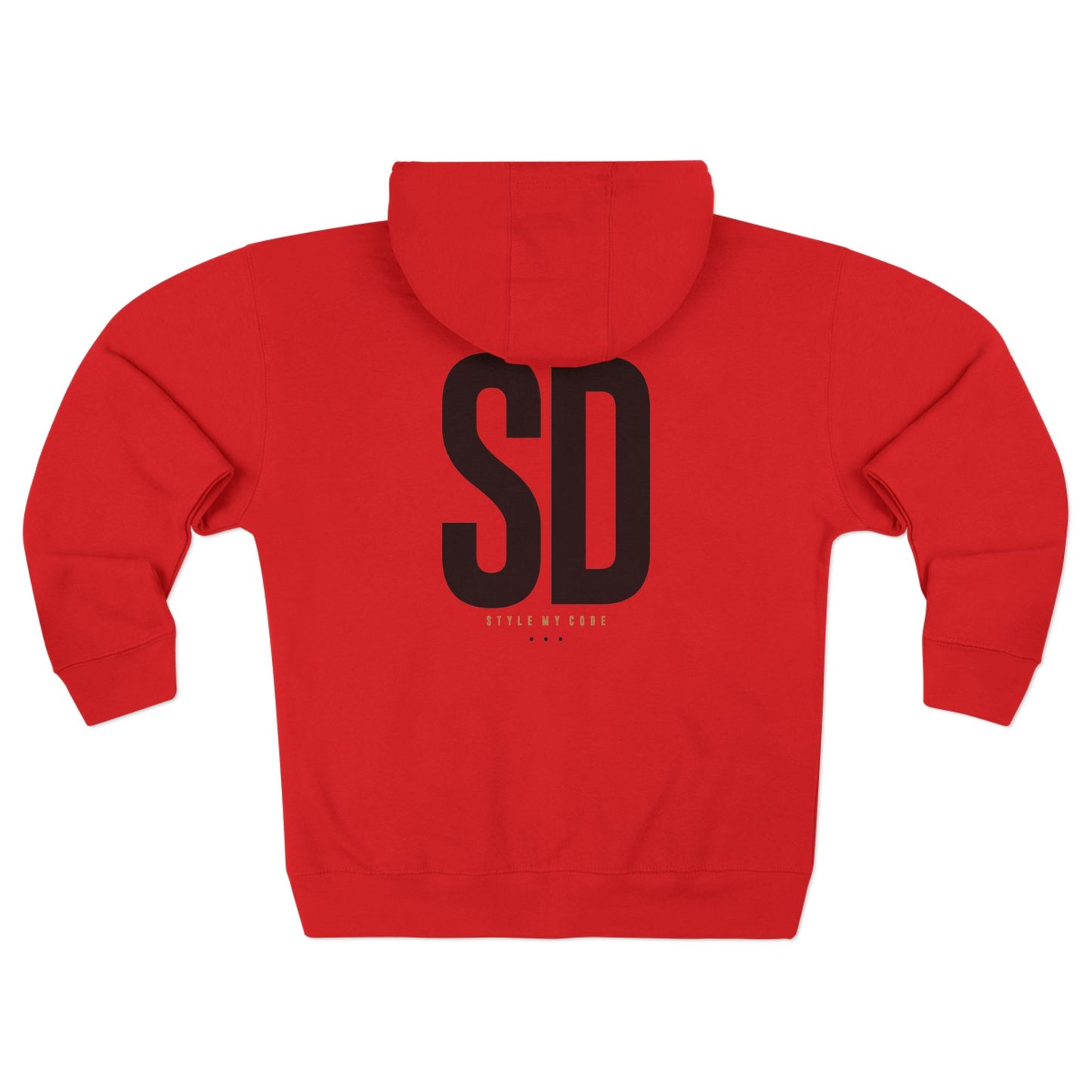619 SD Street Style Unisex Zip Hoodie, Comfortable Layer, Great for Athleisure, Urban Fashion, Casual Wear