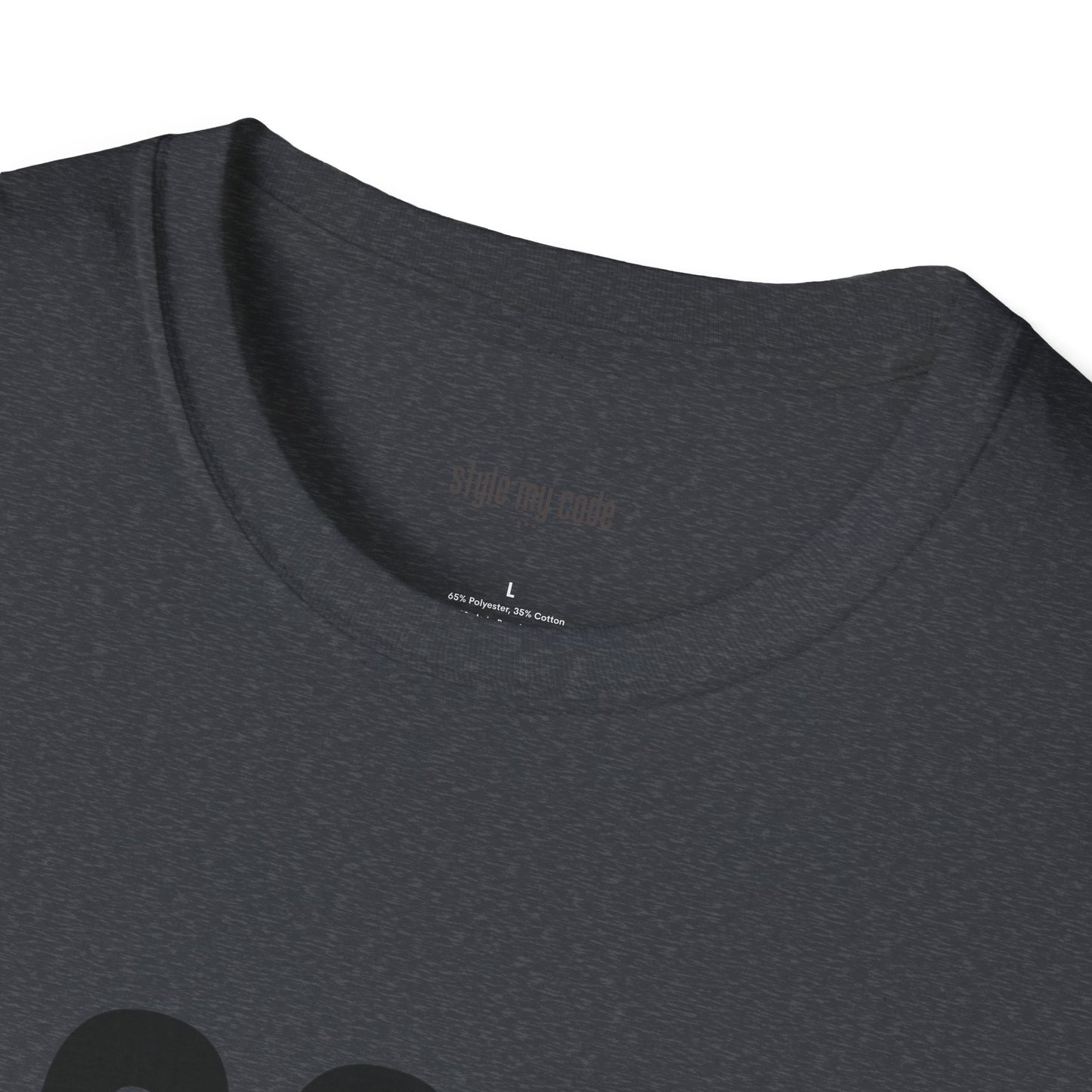 323 Black Logo Front T-Shirt