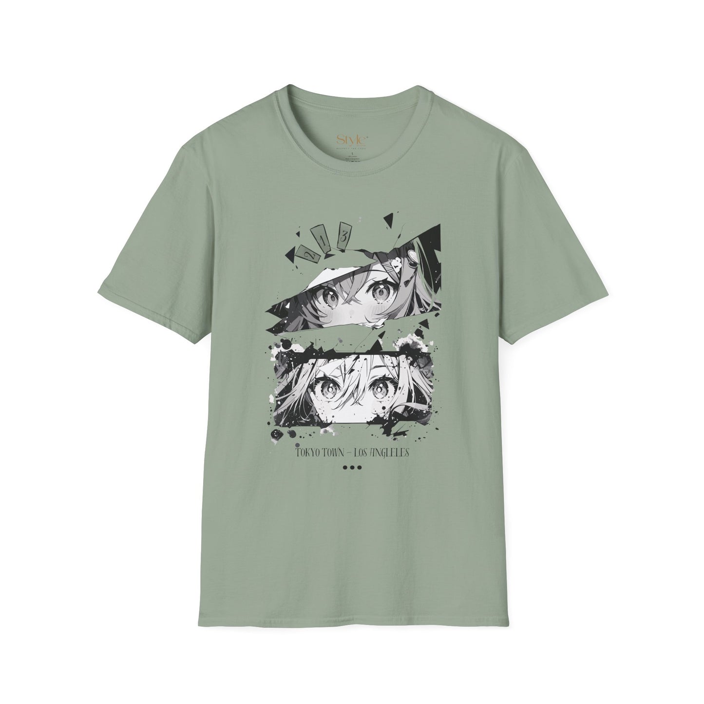 Tokyo Town Trendy Anime Unisex Softstyle T-Shirt, Graphic Tee, Casual Wear, Gift for Fans, Streetwear, Everyday Style