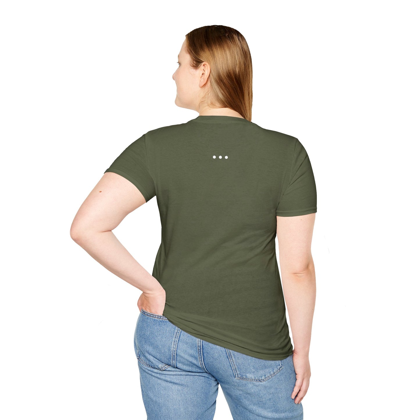 424 White Logo Front Unisex Softstyle T-Shirt