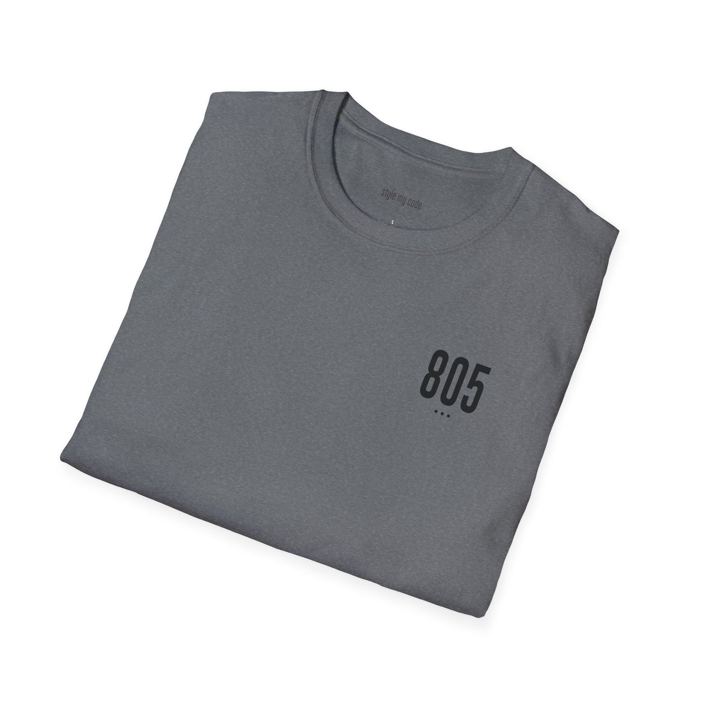 805 Black Logo Unisex Soft-style T-Shirt