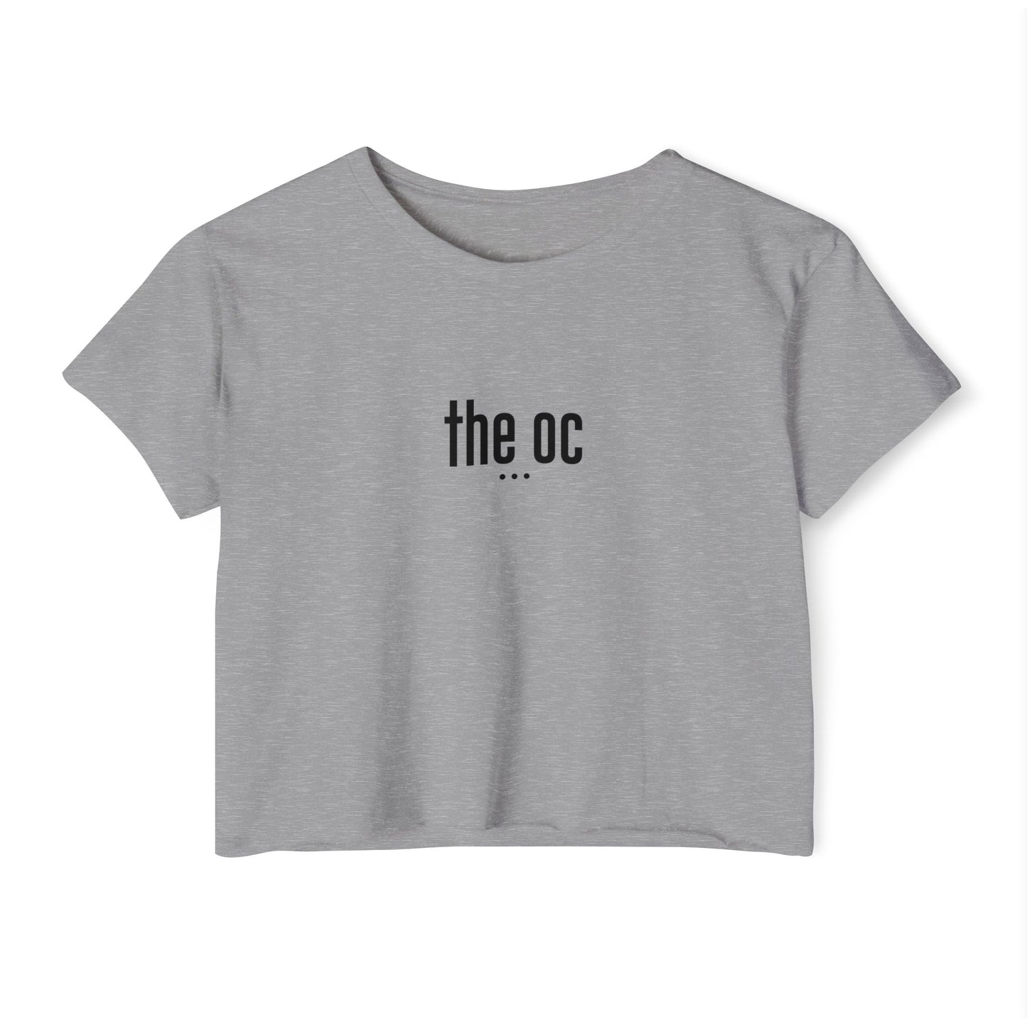 "The OC" Graphic Crop Tee for Summer Vibes