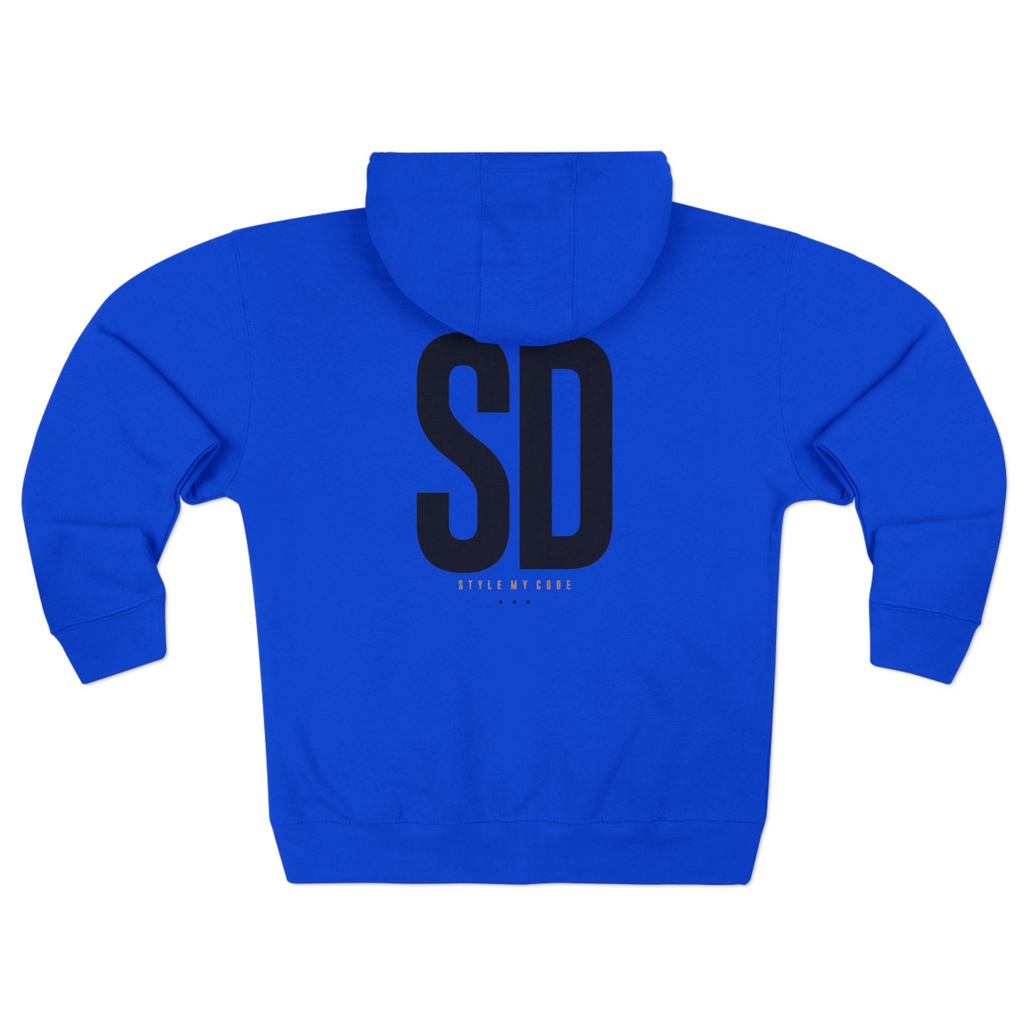 619 SD Street Style Unisex Zip Hoodie, Comfortable Layer, Great for Athleisure, Urban Fashion, Casual Wear
