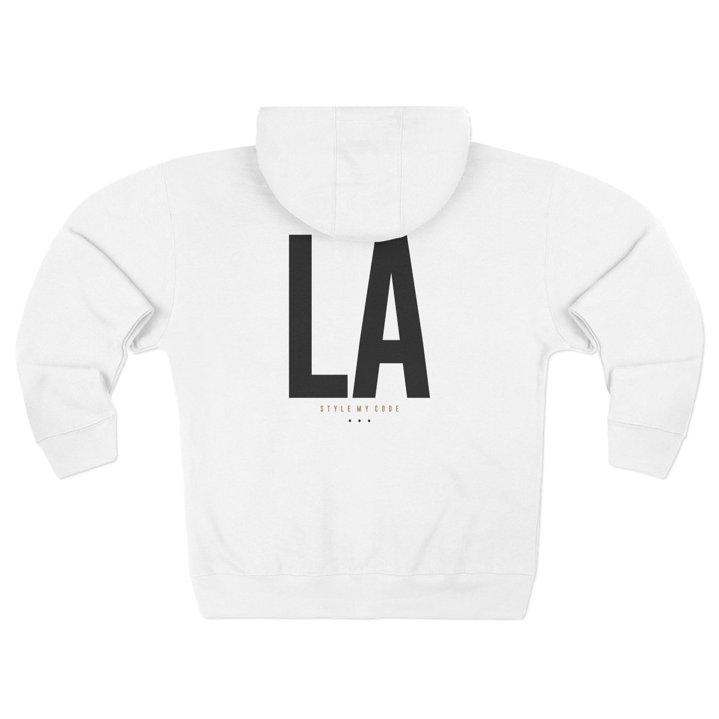 213 LA Street Style Unisex Zip Hoodie, Comfortable Layer, Great for Athleisure, Urban Fashion, Casual Wear