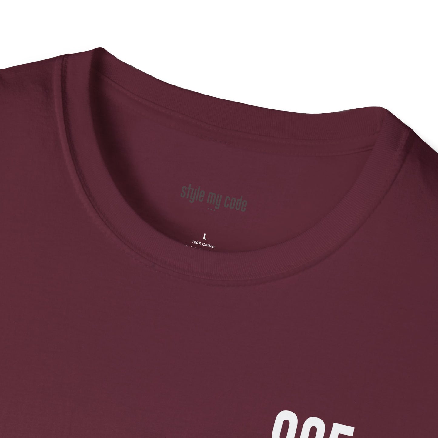 805 White Logo Unisex Soft-style T-Shirt