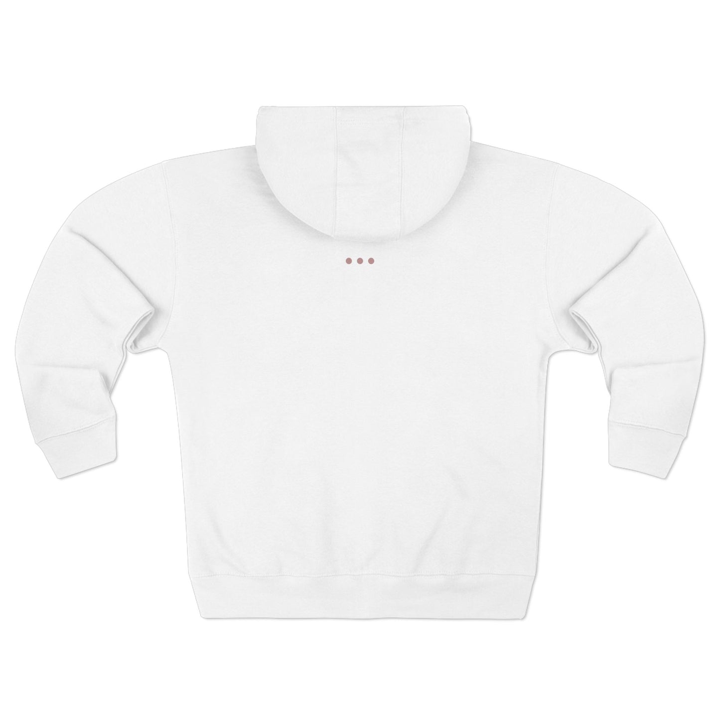310 - White Zip Hoodie